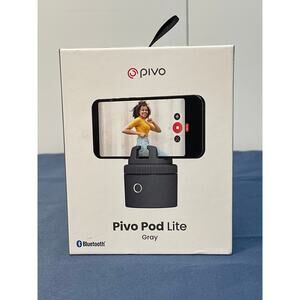 Pivo Pod Lite Gray Bluetooth Auto Tracking 360 Rotation Pre-owned
